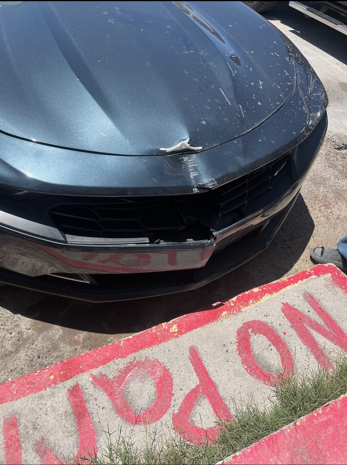 Dealer vehicle before reconditioning